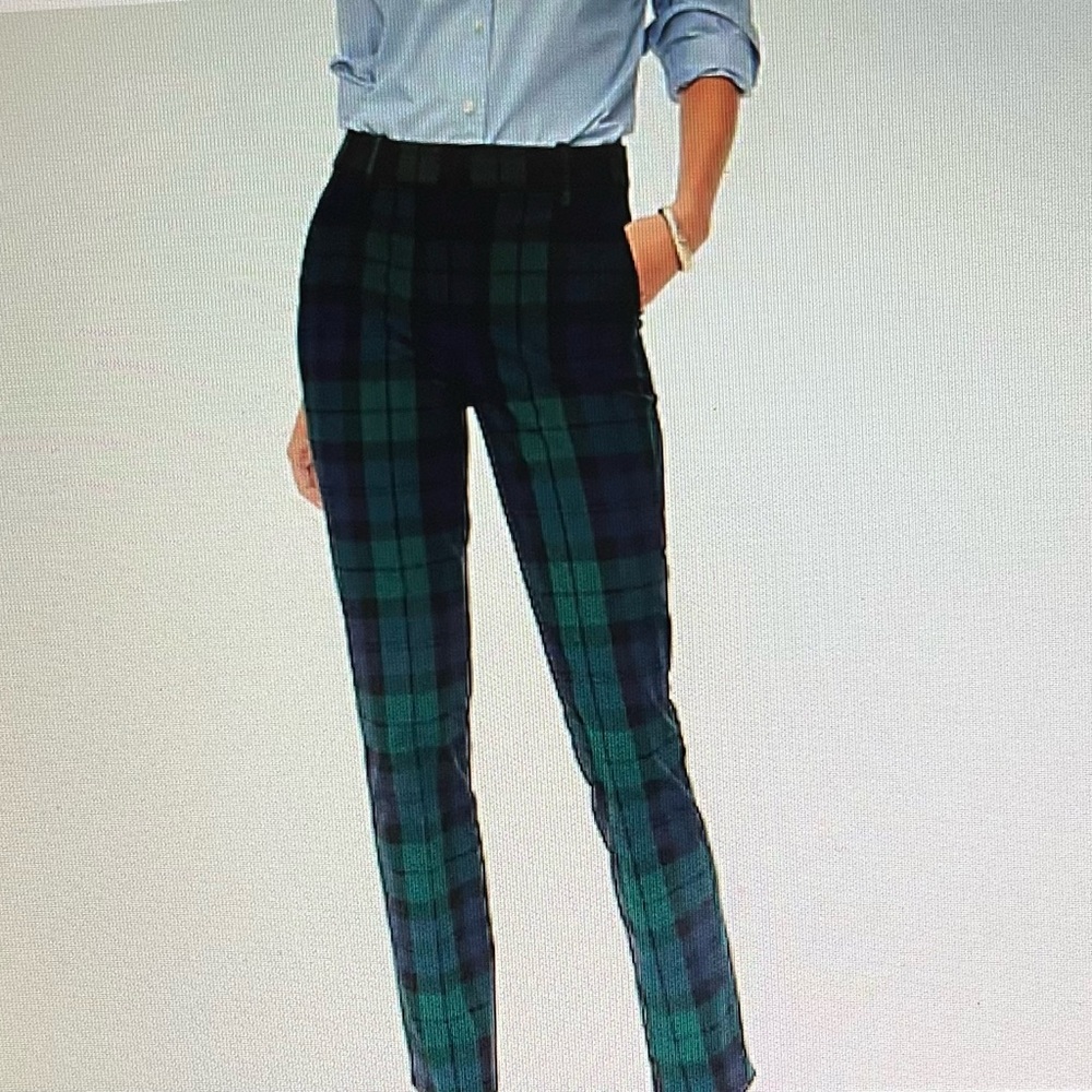 NWT Full Length Ruby Pant in Black Watch Plaid